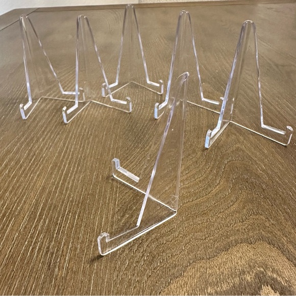 Acrylic Card‎ Display Stand Set of 6 - Picture 5 of 7